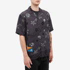 Men's AAPE & Peace Vacation Shirt in Black