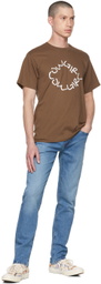 Cowgirl Blue Co SSENSE Exclusive Brown Penmanship T-Shirt