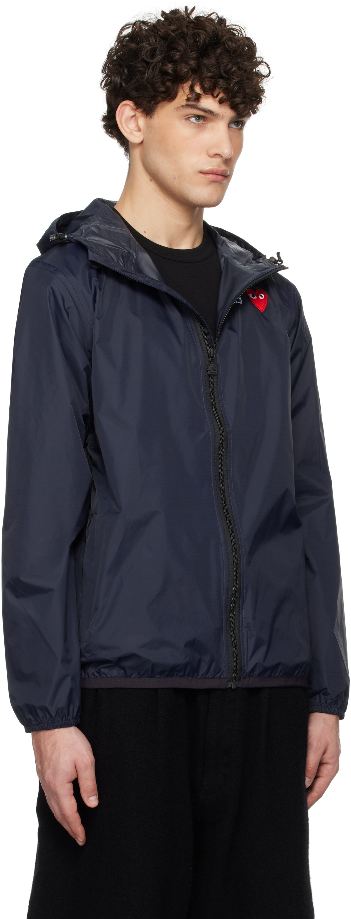 COMME des GARÇONS PLAY Navy K-Way Edition Claude Jacket
