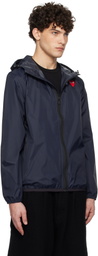 COMME des GARÇONS PLAY Navy K-Way Edition Claude Jacket