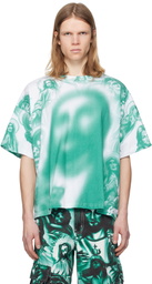 Gerrit Jacob White & Green Oversized T-shirt
