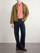 Paul Smith - Embroidered Cotton and Linen-Blend Shirt - Red