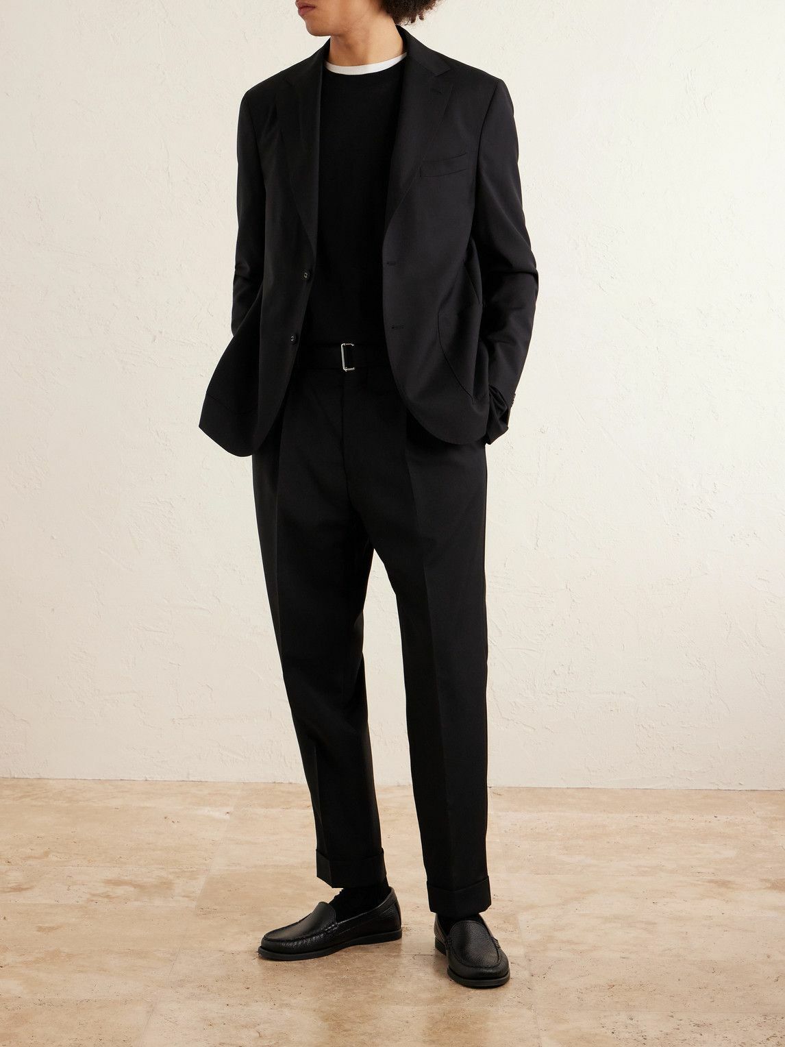 Officine Générale - Arthus Wool Suit Jacket - Black