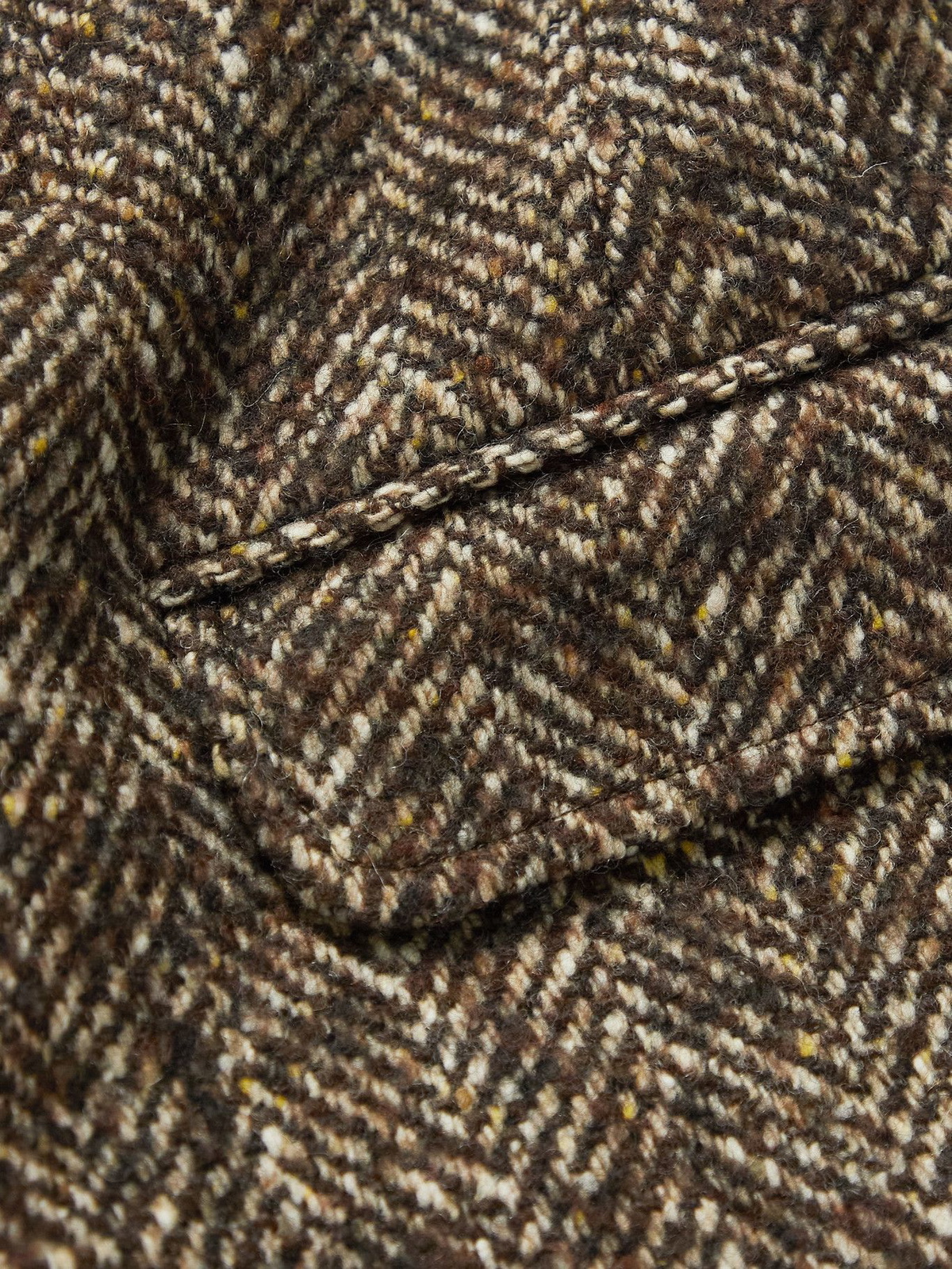 MP Massimo Piombo - Kent Herringbone Virgin Wool-Blend Peacoat - Unknown