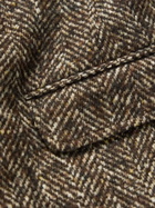 MP Massimo Piombo - Kent Herringbone Virgin Wool-Blend Peacoat - Unknown