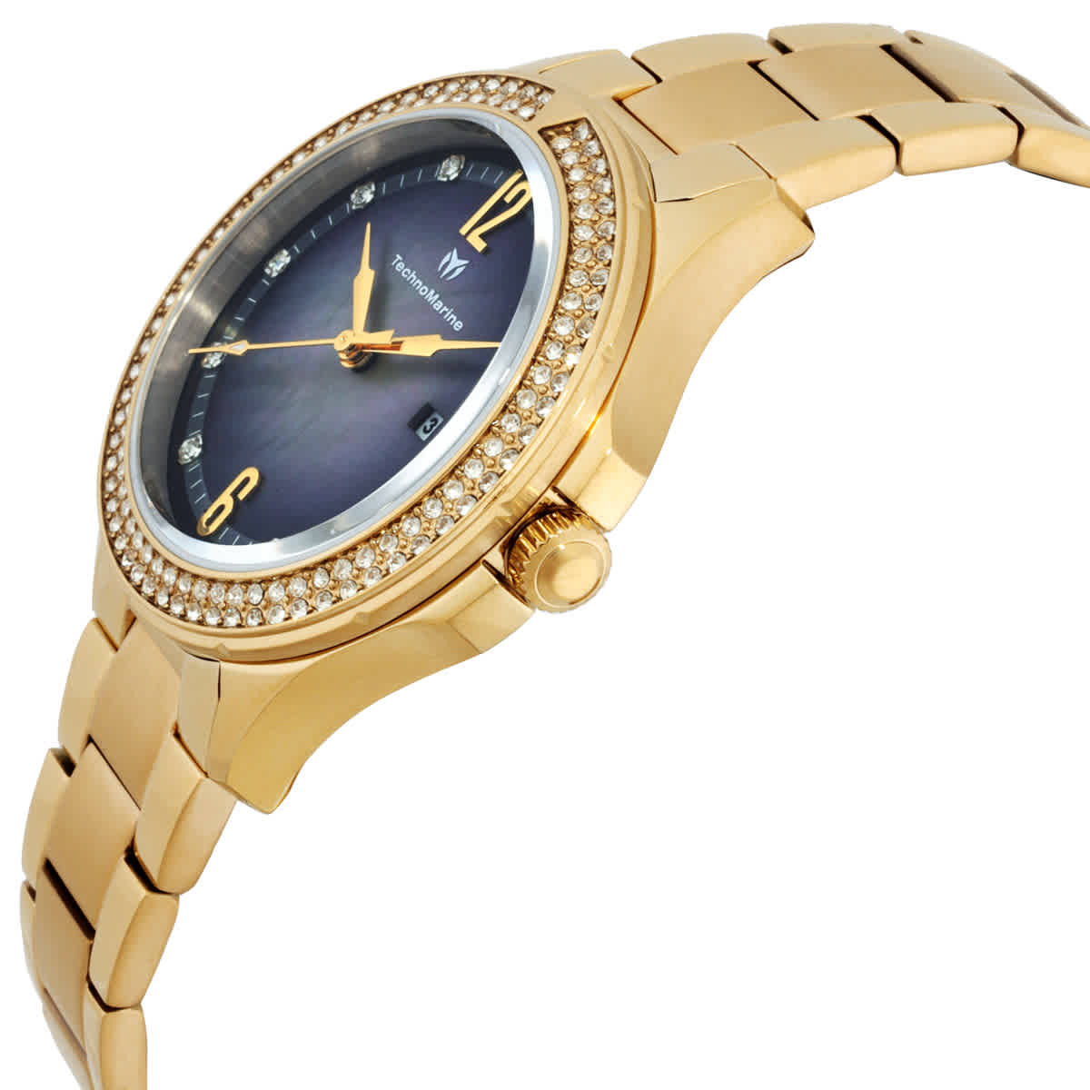 Technomarine Luna Quartz Crystal Ladies Watch TM-826010
