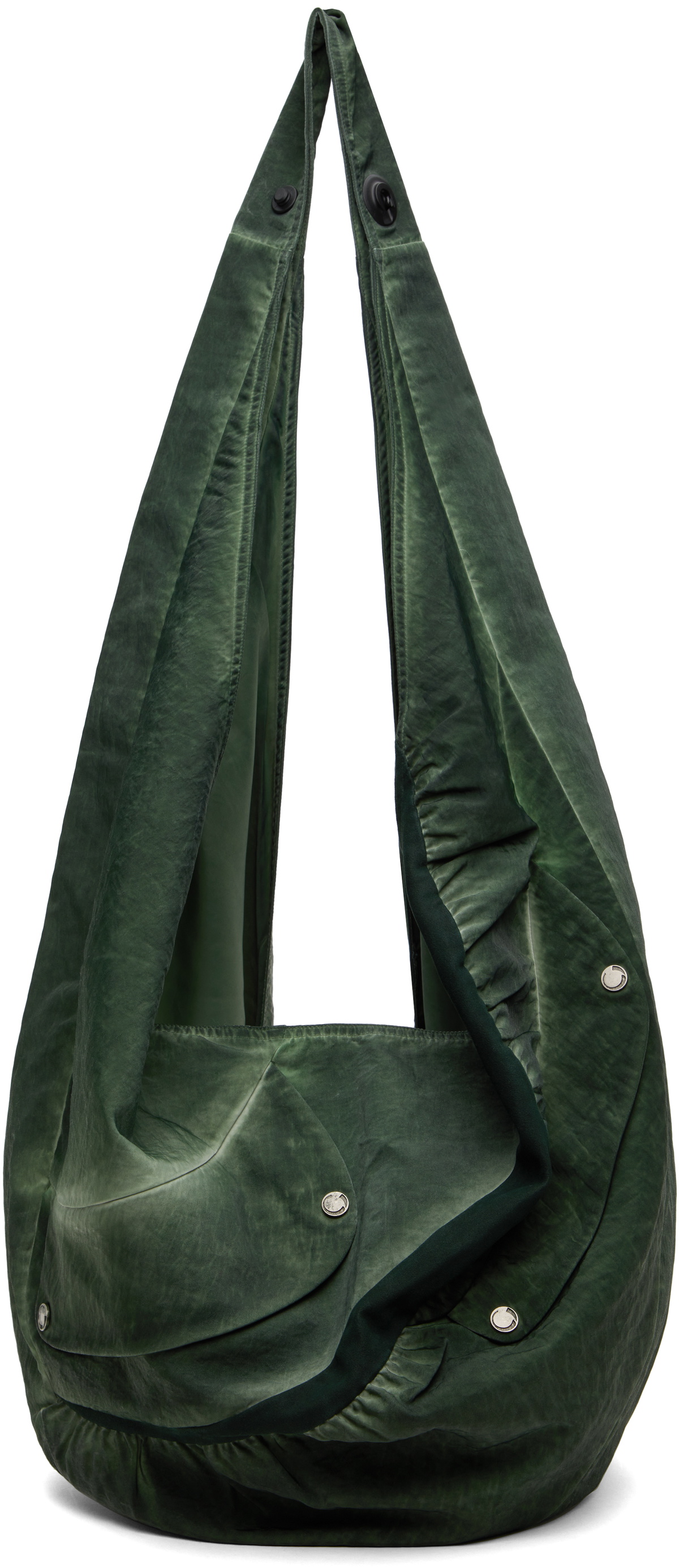 CMMAWEAR Black Garment Dyed Slouch Tote CMMAWEAR