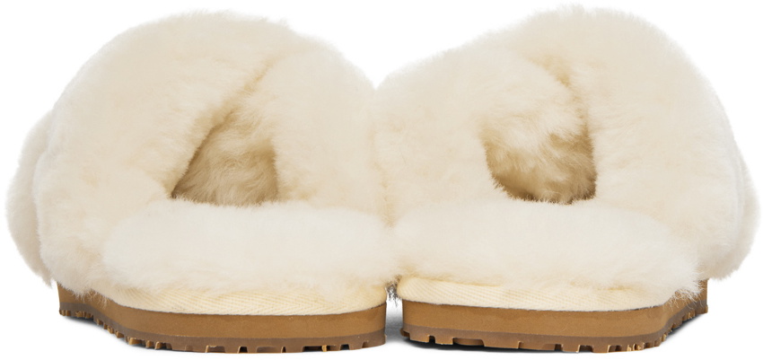 Mou Off-White Criss-Cross Sandals