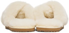Mou Off-White Criss-Cross Sandals