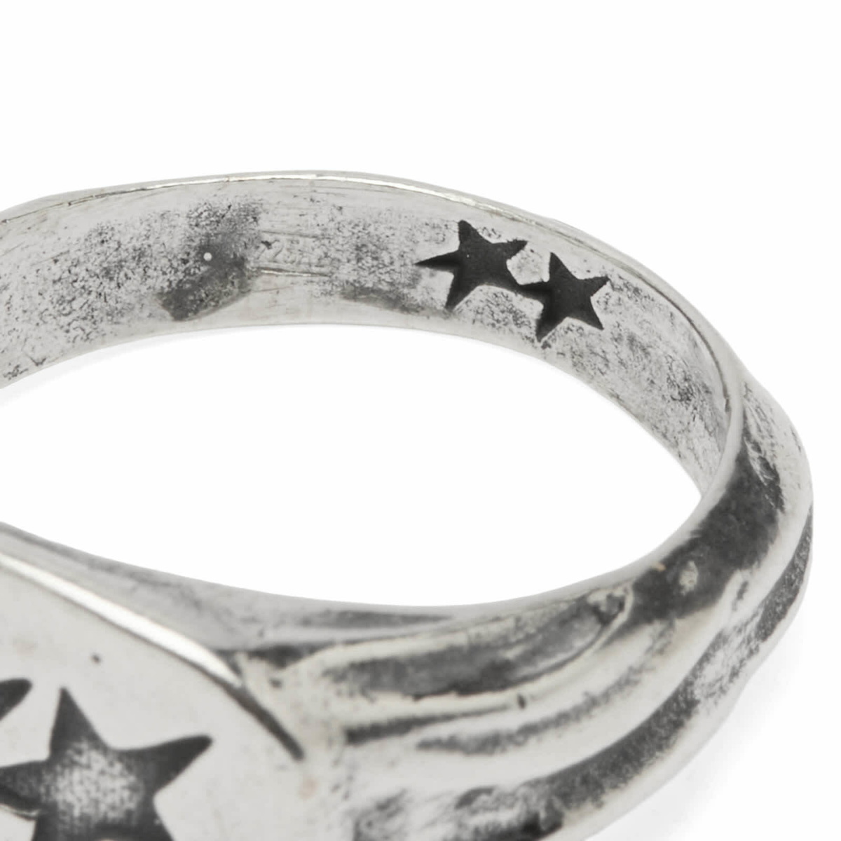 TwoJeys Men's Superstar Signet Ring in Sterling Silver