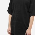 BYBORRE Men's Oversized Knitted T-Shirt in Black