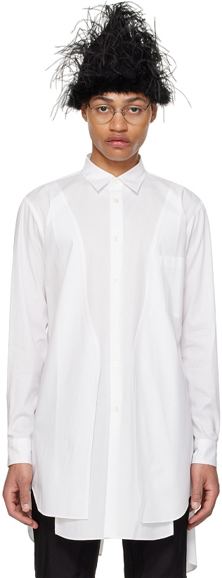 Photo: Comme des Garçons Homme Plus White Vented Shirt
