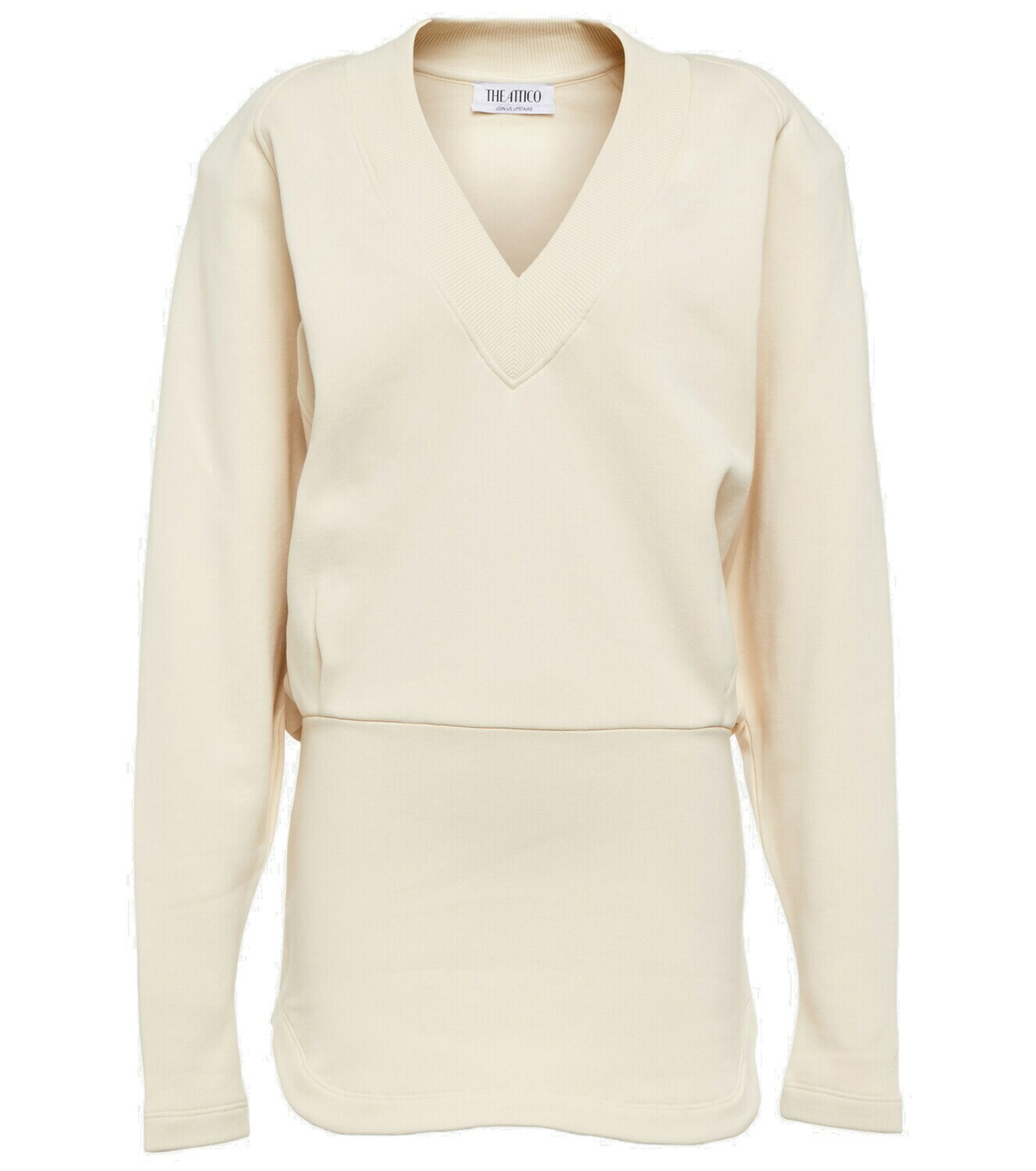 ワンピース THE ATTICO Sweatshirt dress THE ATTICO Long Sleeve Mini Sweatshirt Dress The Attico