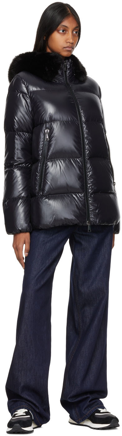 Moncler Black Laiche Down Jacket Moncler Moncler Black Laiche Down Jacket Moncler