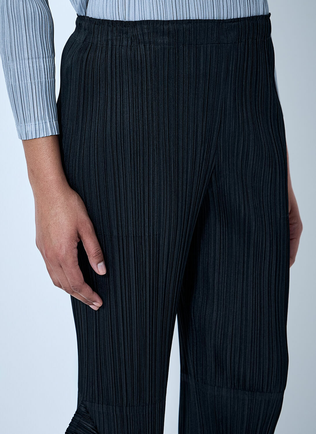 Pleats Please Issey Miyake Pleated Flare Trousers