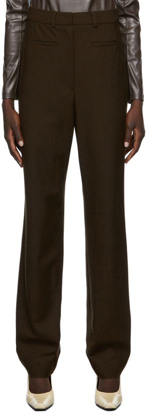 Photo: Olēnich Brown Wool Trousers