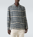 RRL Striped linen overshirt