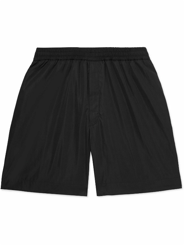 Photo: The Row - Wide-Leg Gerhardt Shell Shorts - Black