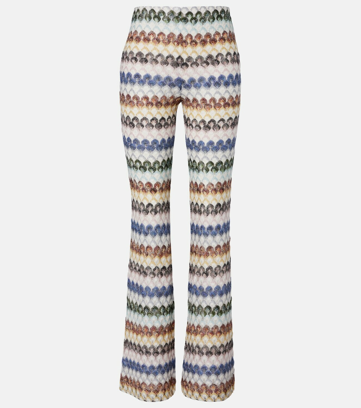 Missoni Knitted lamé flared pants
