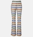 Missoni Knitted lamé flared pants