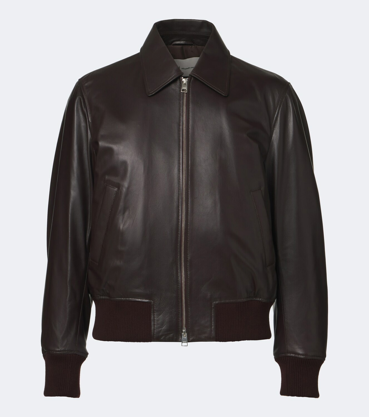 Ami Paris Leather blouson jacket