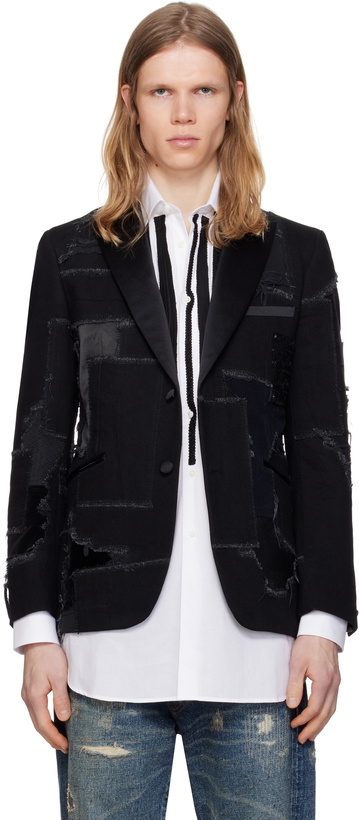 Photo: Junya Watanabe Black Patchwork Blazer
