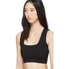 Live the Process Black Transcend Sports Bra