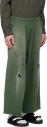 NEEDLES Green Darts H.D. Sweatpants