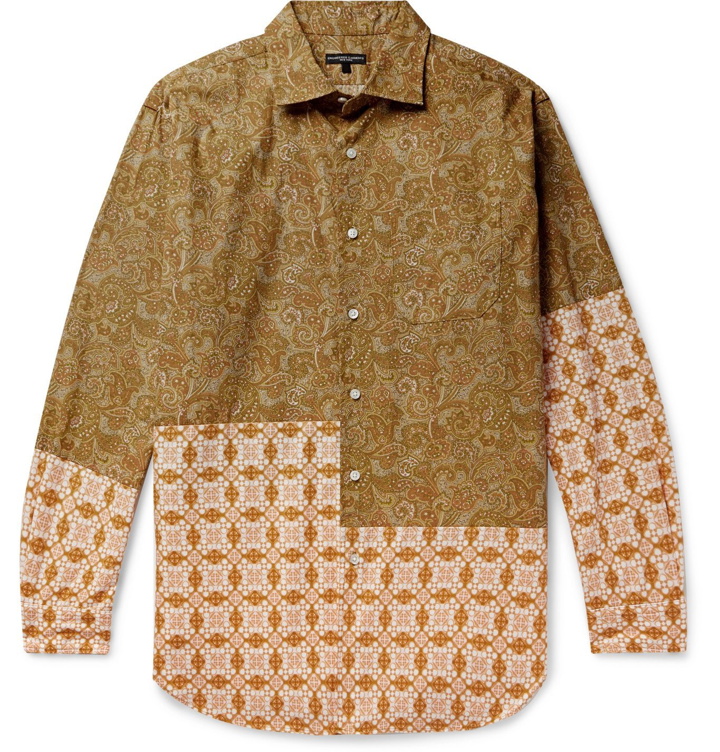 Photo: Engineered Garments - Patchwork Printed Cotton-Poplin Shirt - Neutrals