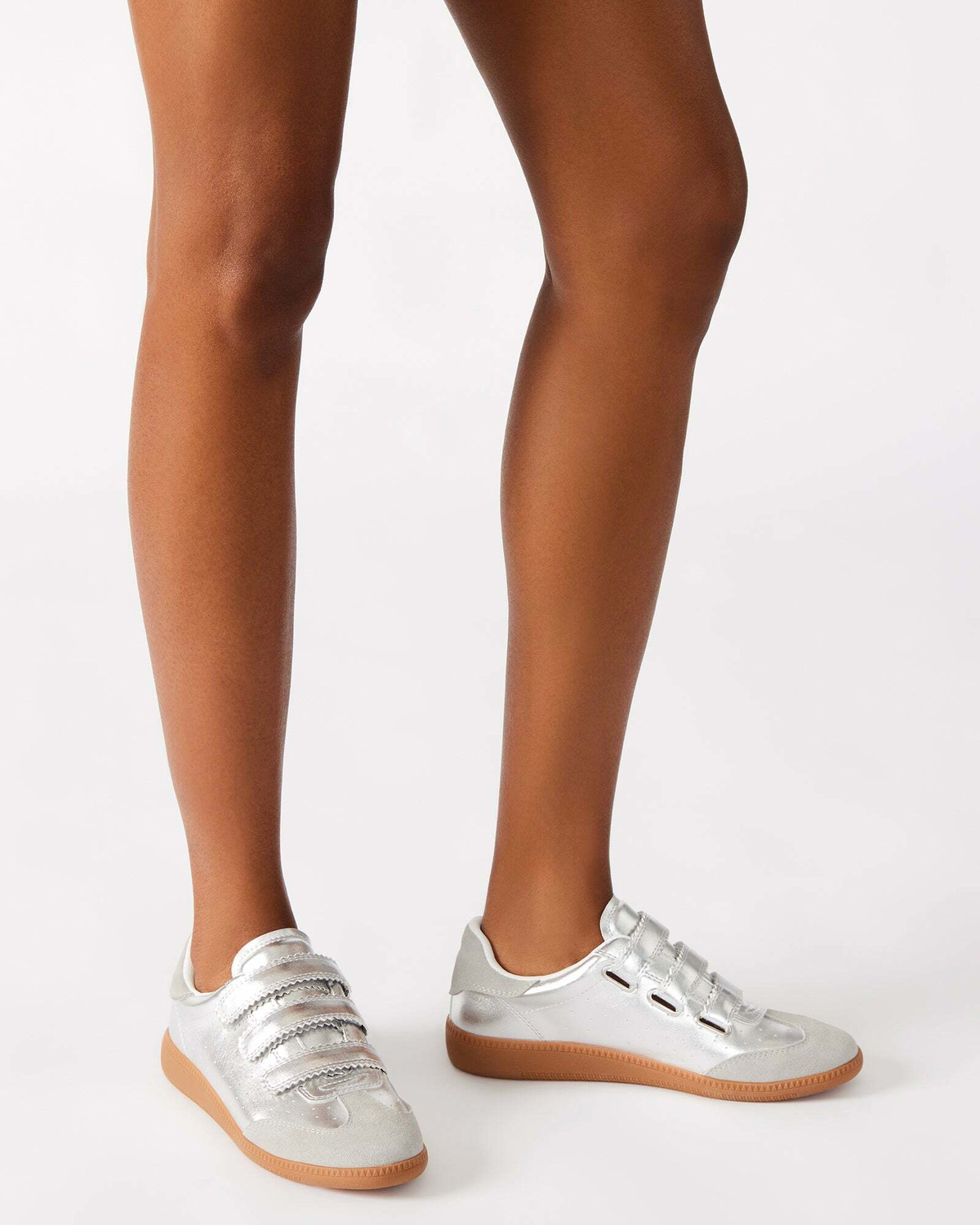 Steve Madden Momentum Sneakers in Silver
