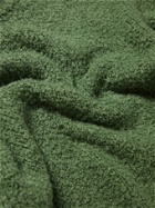 Deveaux - Carter Merino Wool-Blend Bouclé Sweater - Green
