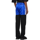 Balenciaga Blue and Black Patched Track Pants