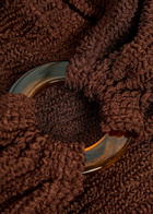 Hunza G Julia Hoop Crinkle Bikini - Brown - One Size