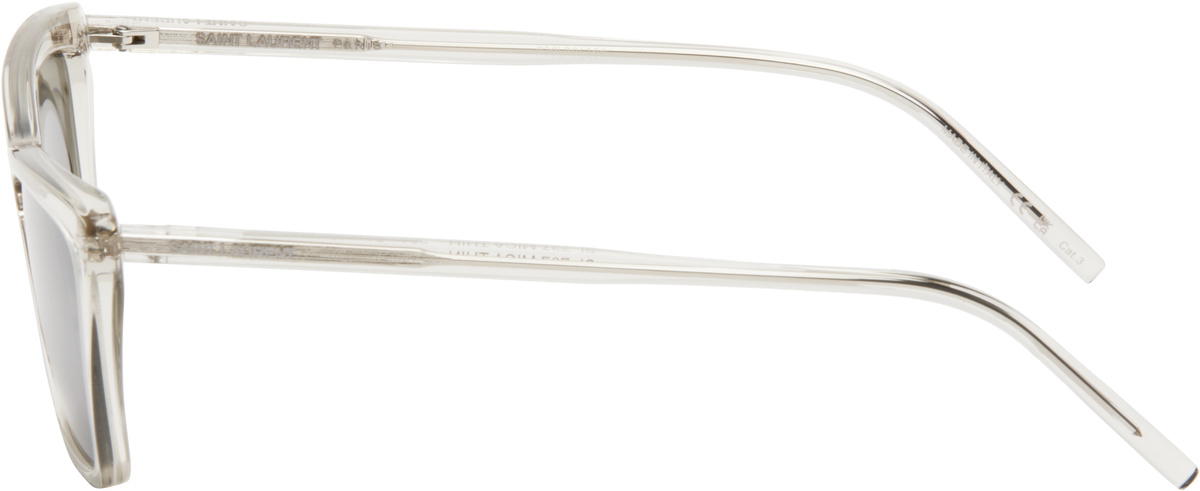 Saint Laurent Beige SL 737 Mica Thin Sunglasses Saint Laurent