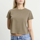 Agolde Women's Adine Shrunken T-Shirt in Trail