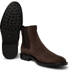 Tod's - Suede Chelsea Boots - Dark brown