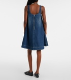 Simone Rocha Distressed denim minidress
