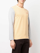 COMME DES GARCONS PLAY - Logo Striped Long Sleeve T-shirt