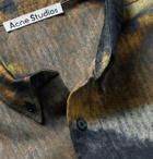 ACNE STUDIOS - Sanper Button-Down Collar Printed Cotton Shirt - Brown