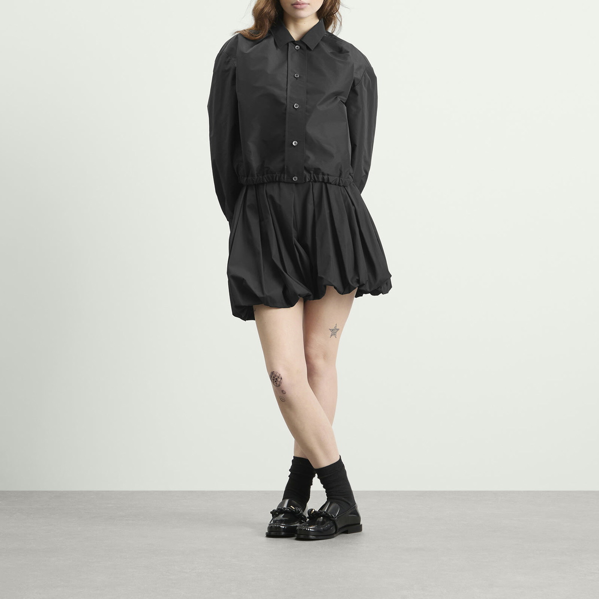 Jil Sander Women's Voluminous Short Jacket in Black