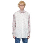 Marine Serre Off-White Floral Regenerated Shirt