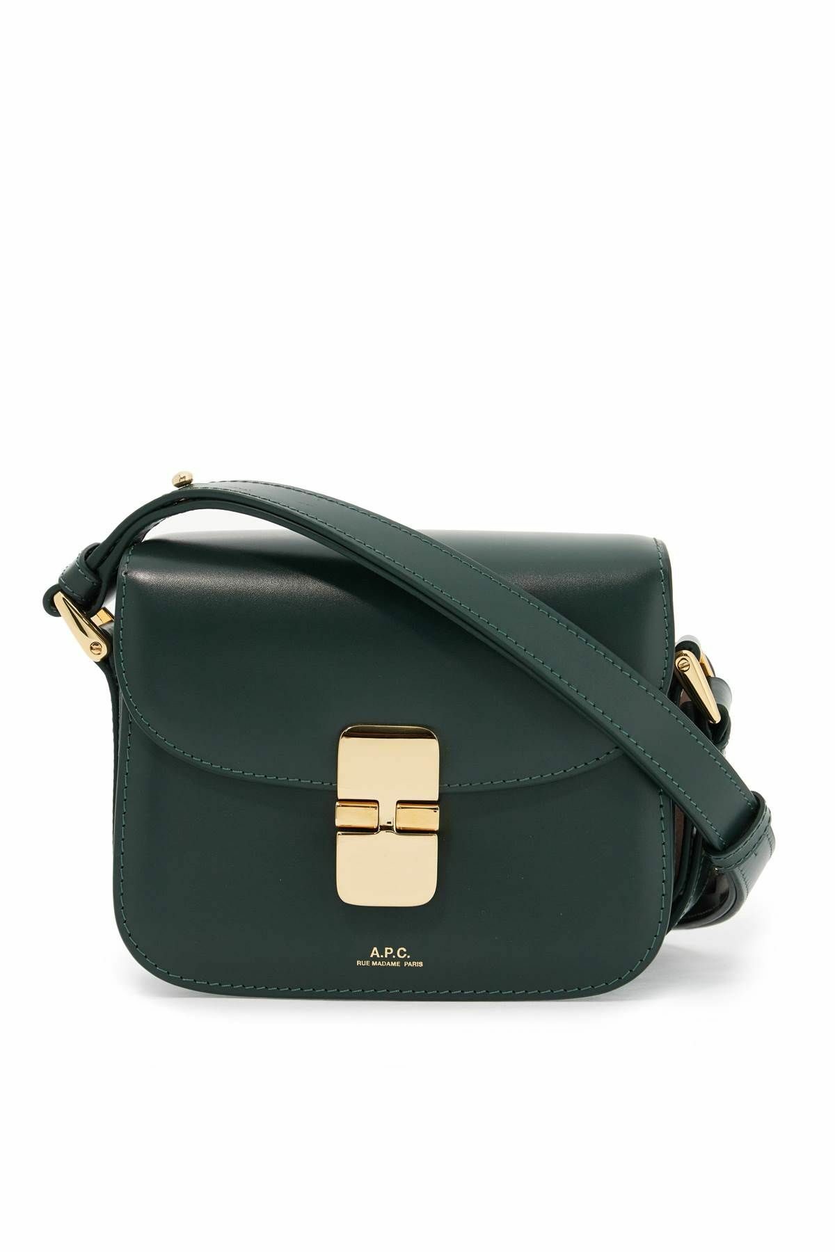 A. P.C. grace mini bag Green A.P.C