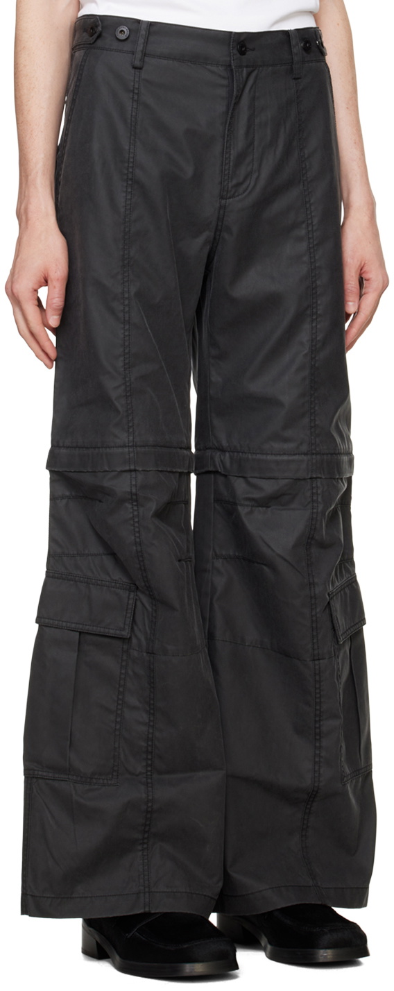 Feng Chen Wang Black 2IN1 Cargo Pants