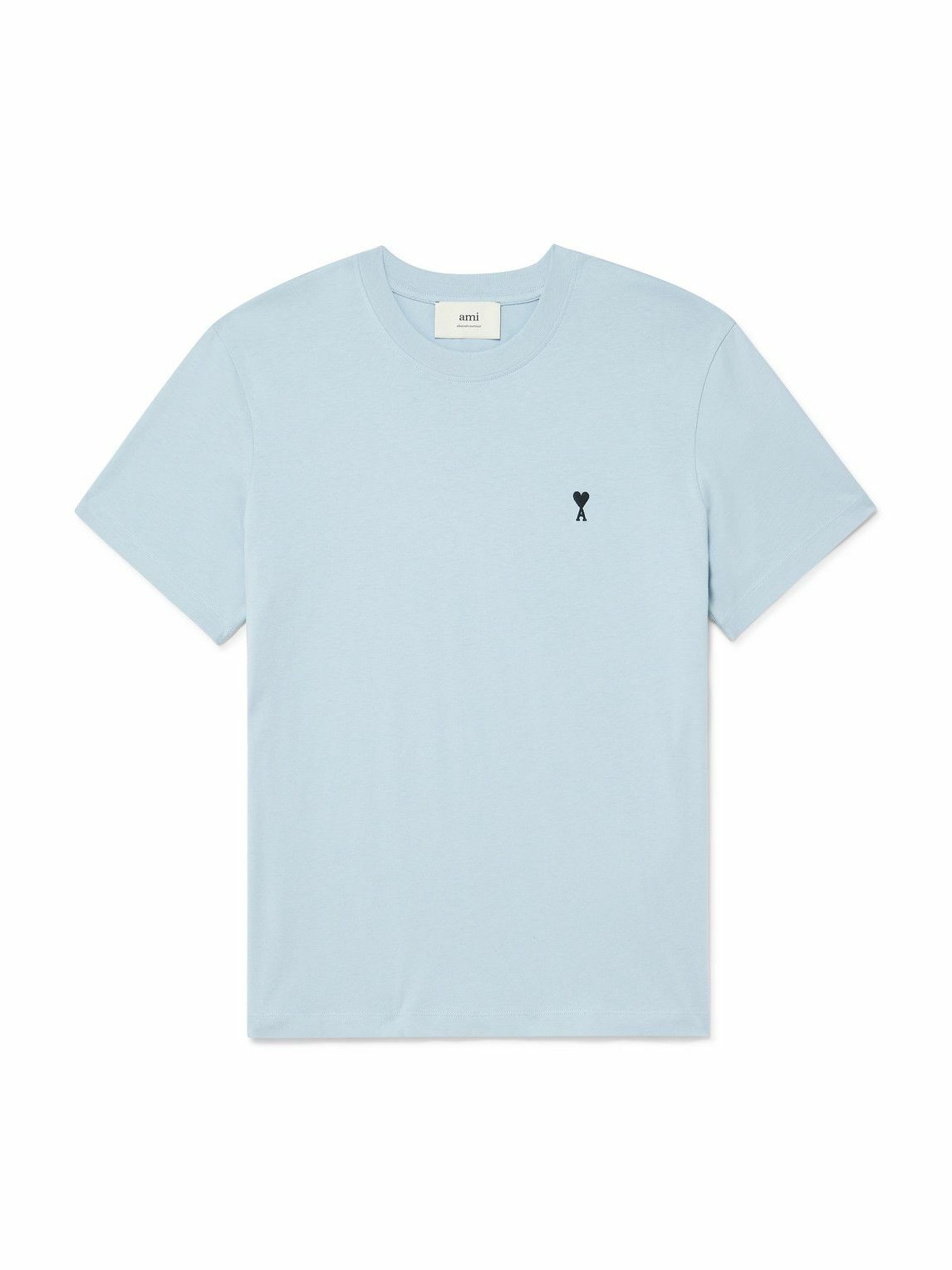 ★AMI PARIS LOGO PATCH T-SHIRT ロゴ パッチ Tシャツ AMI Paris logo-patch T-shirt | Neutrals | FARFETCH