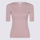 Courrèges Pink Cotton Knitwear