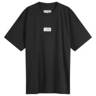 MM6 Maison Margiela Men's Number Label T-Shirt in Black