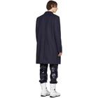 Acne Studios Navy Wool Odilon Coat