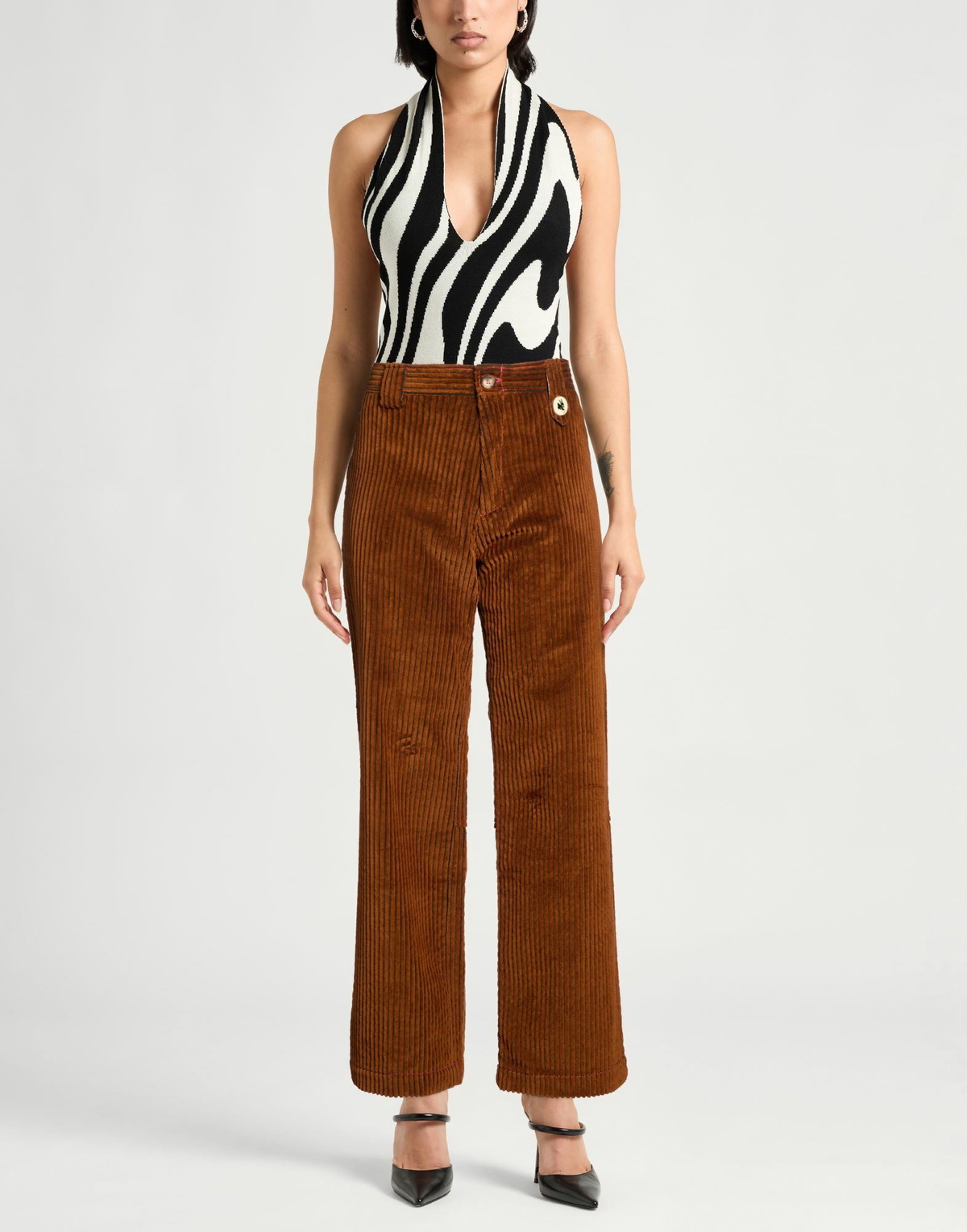 Cormio Womens Pants in Brown