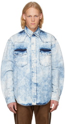 VTMNTS Blue Faded Denim Shirt