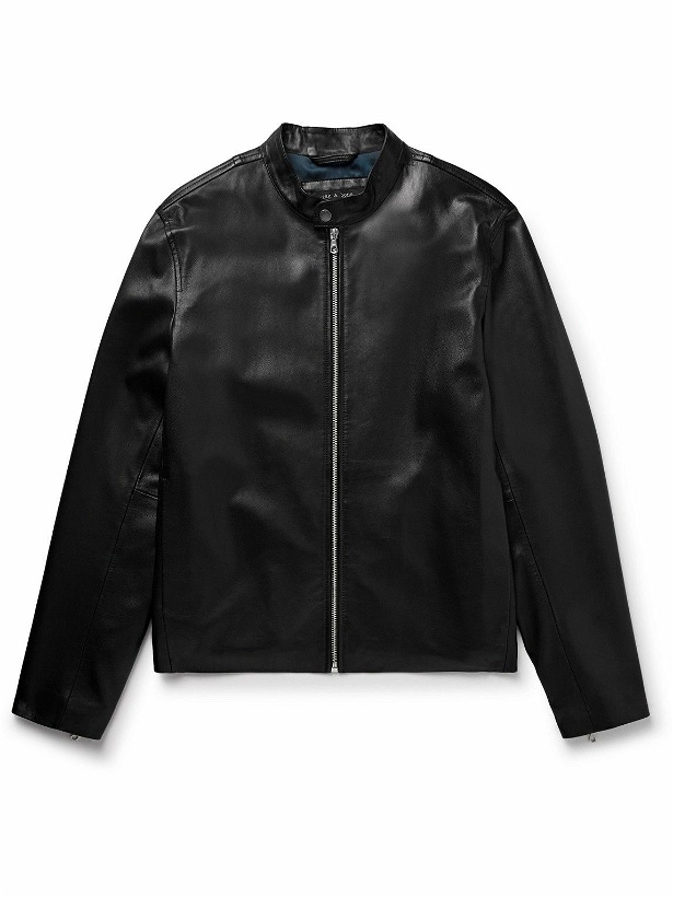 Photo: Rag & Bone - Café Racer Leather Jacket - Black